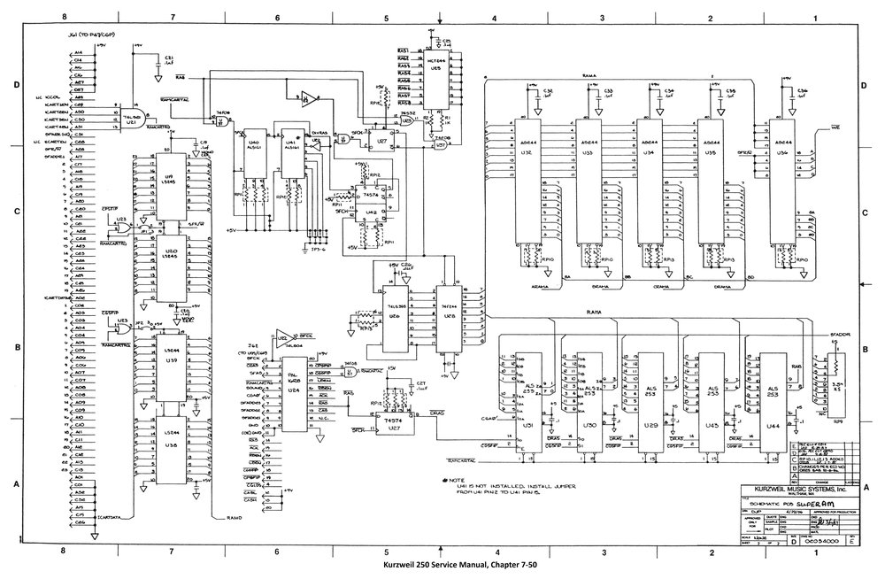Schematic Superam Board, 2 sheets - Sheet 2